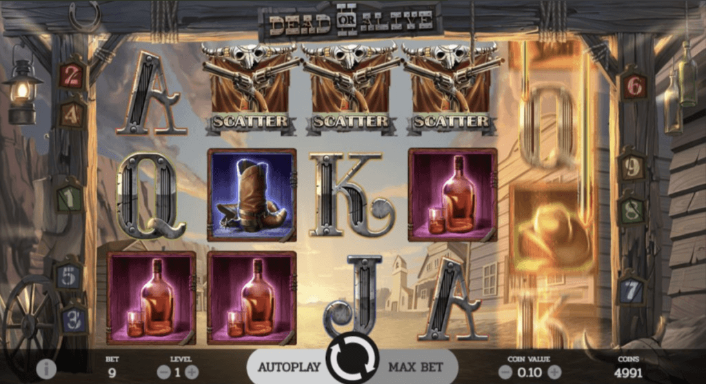 Dead or Alive 2 slot interface
